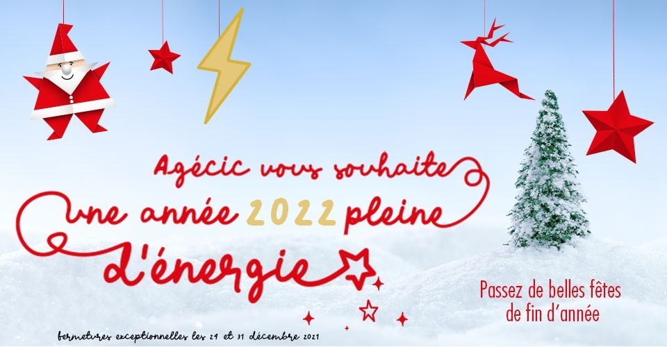L'AGÉCIC vous souhaite une année 2022 pleine d'énergie ! AGÉCIC L'AGÉCIC vous souhaite une année 2022 pleine d'énergie ! AGÉCIC